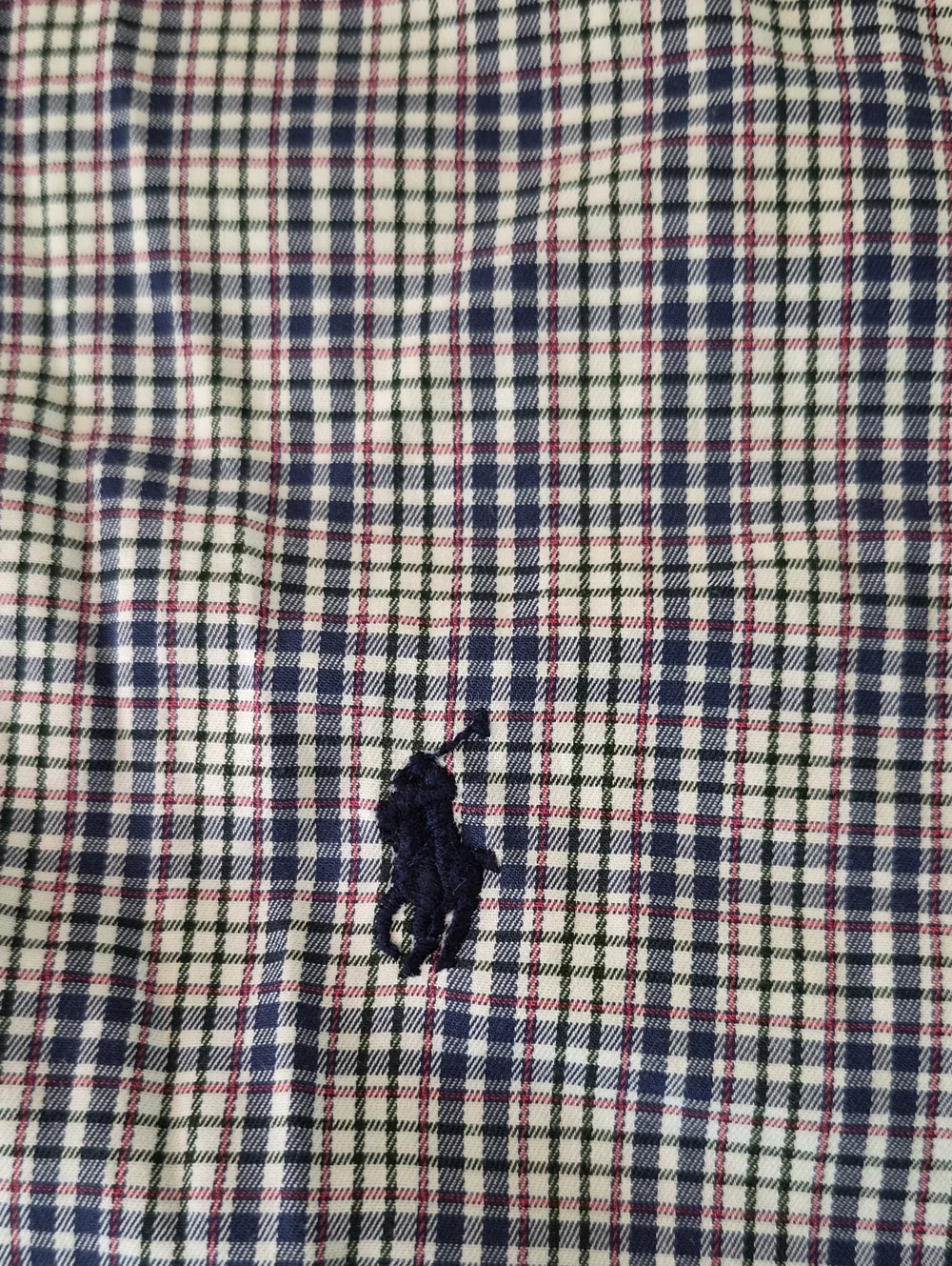 Polo Ralph Lauren Performance Plaid Button Front Shirt Size M